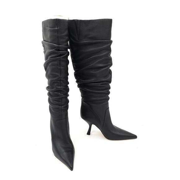 Michael Kors Luna Leather Boot 6 - Picture 1 of 5